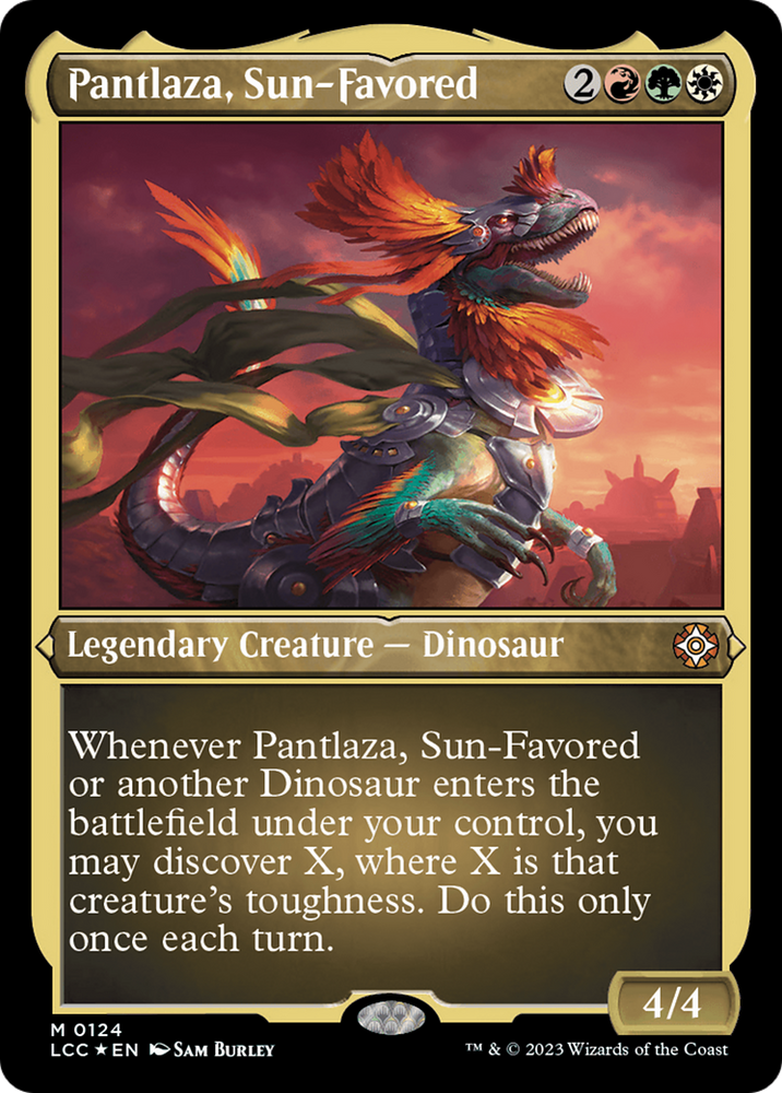Pantlaza, Sun-Favored (Display Commander) [The Lost Caverns of Ixalan Commander] Magic: The Gathering