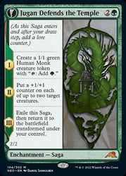 Jugan Defends the Temple // Remnant of the Rising Star [Kamigawa: Neon Dynasty] Magic: The Gathering
