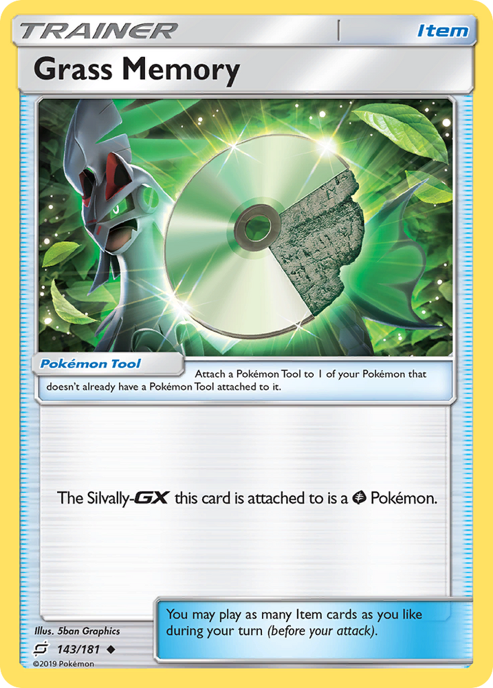 Grass Memory (143/181) [Sun & Moon: Team Up] Pokémon