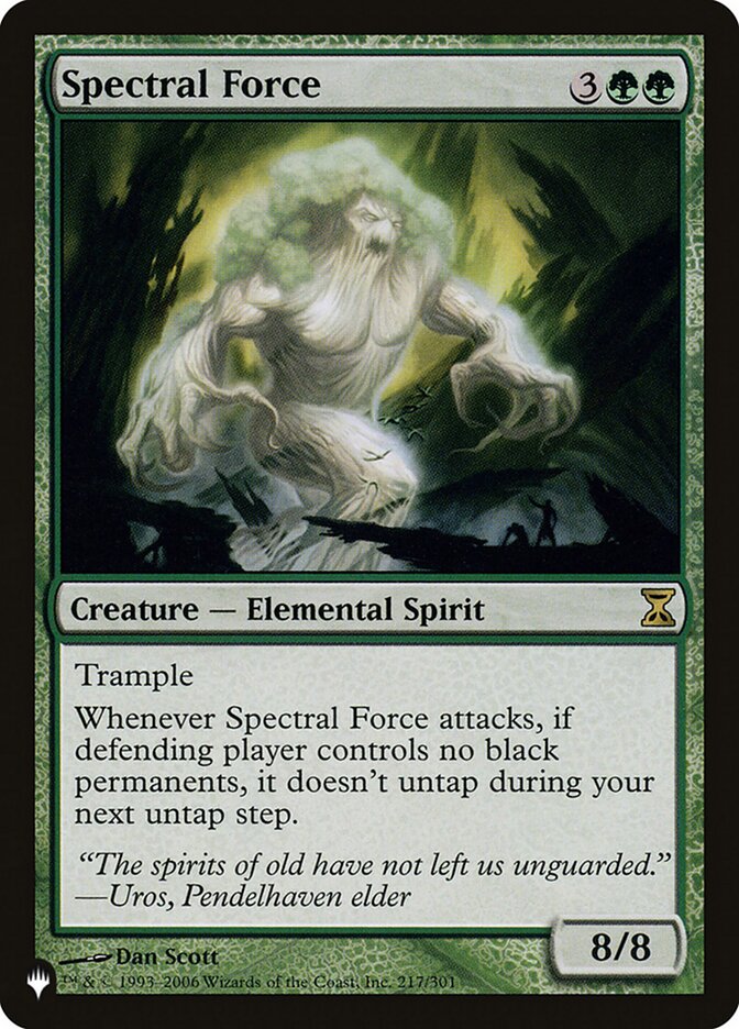 Spectral Force [The List] Magic: The Gathering