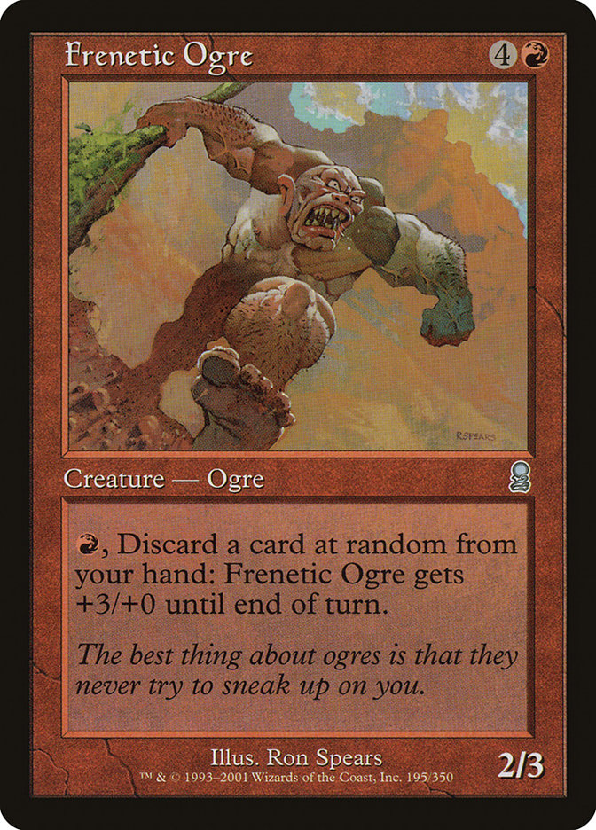 Frenetic Ogre [Odyssey] Magic: The Gathering