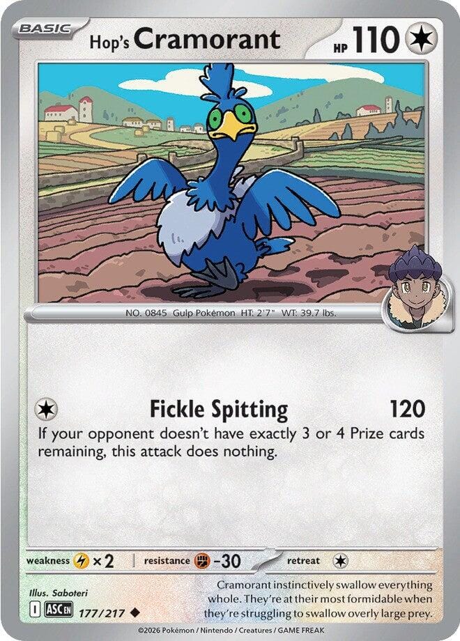 Hop's Cramorant (177/217) [Mega Evolution: Ascended Heroes]