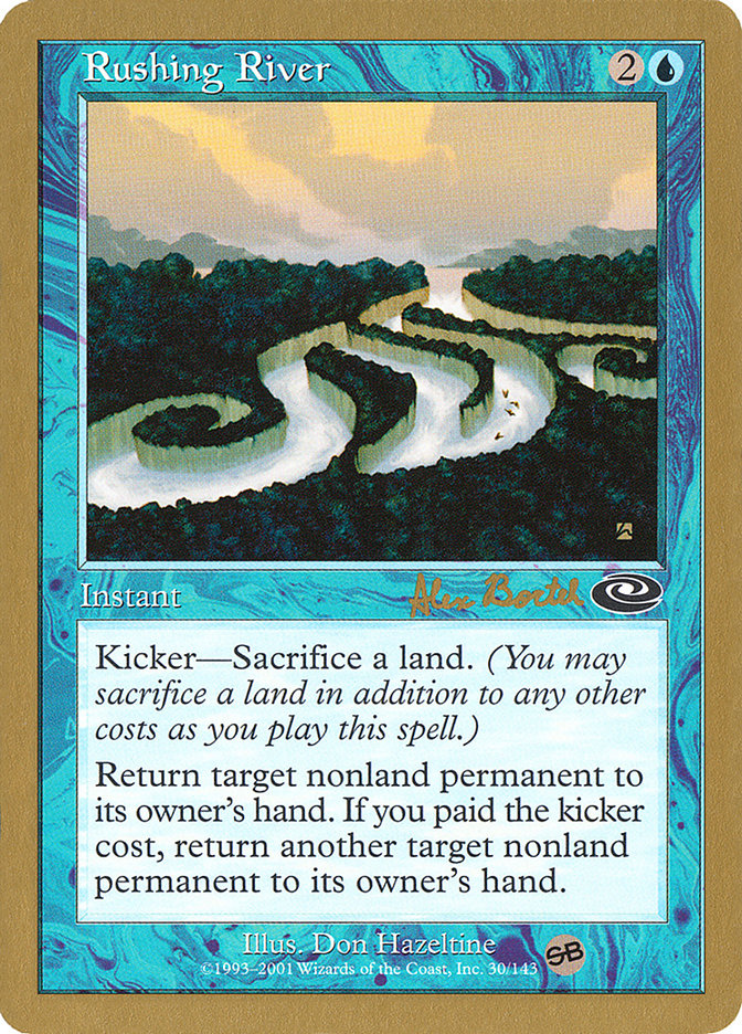 Rushing River (Alex Borteh) (SB) [World Championship Decks 2001] Magic: The Gathering