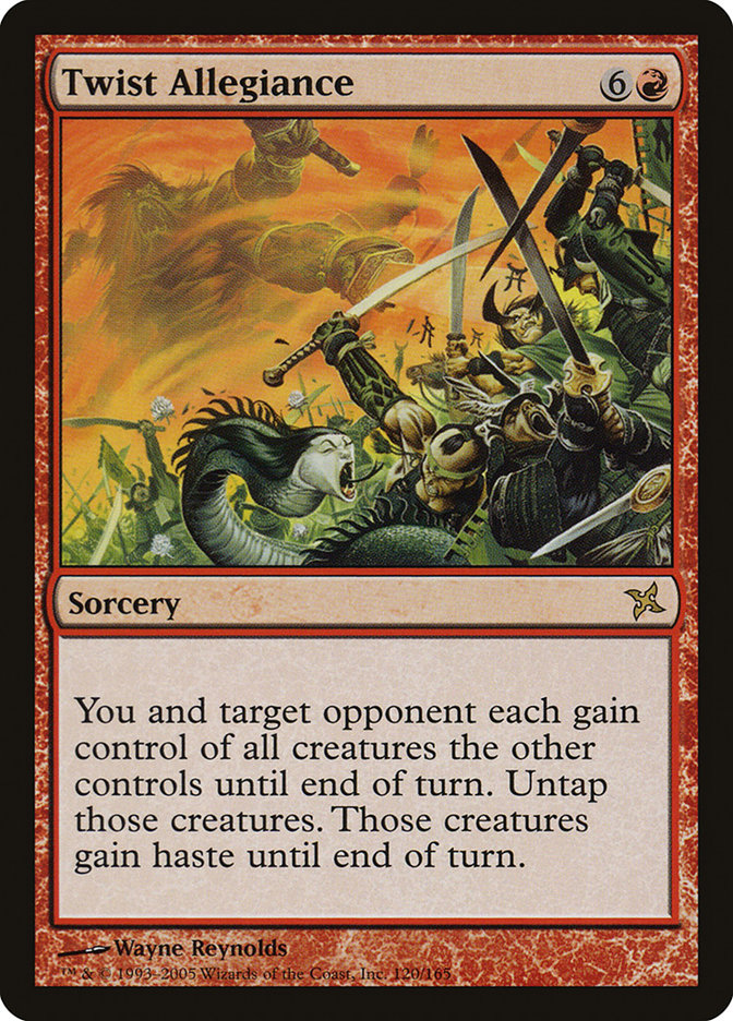 Twist Allegiance [Betrayers of Kamigawa] Magic: The Gathering