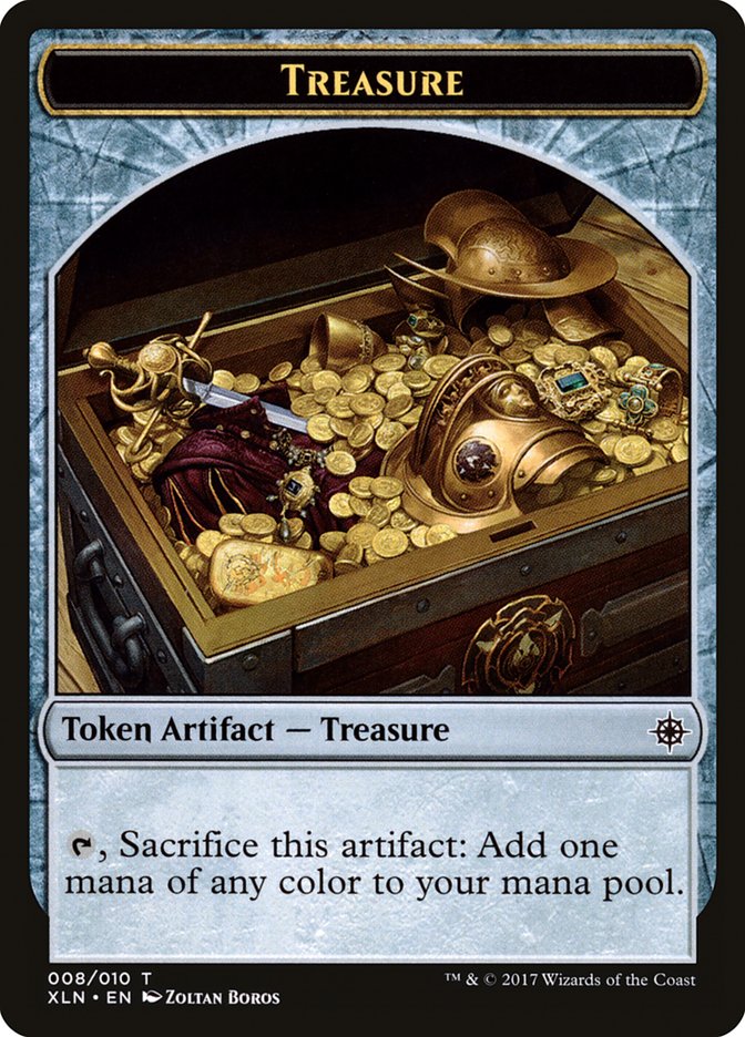 Vampire // Treasure Double-Sided Token [Ixalan Tokens] Magic: The Gathering