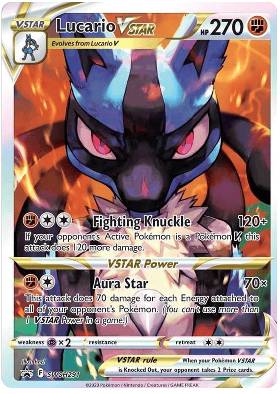 Lucario VSTAR (SWSH291) [Sword & Shield: Black Star Promos] - Pokemon Cards For Your TCG Needs!