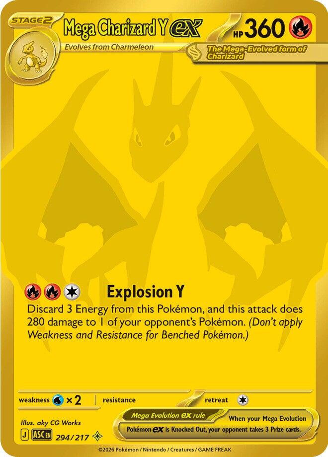 Mega Charizard Y ex (294/217) [Mega Evolution: Ascended Heroes] Pokémon