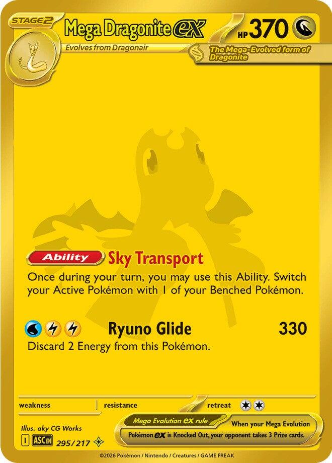 Mega Dragonite ex (295/217) [Mega Evolution: Ascended Heroes] Pokémon
