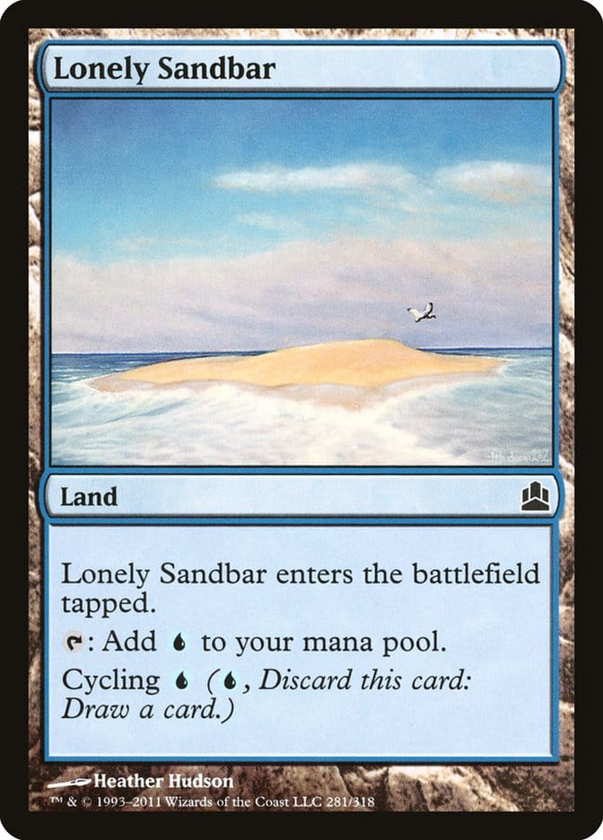 Lonely Sandbar [Commander 2011] Magic: The Gathering