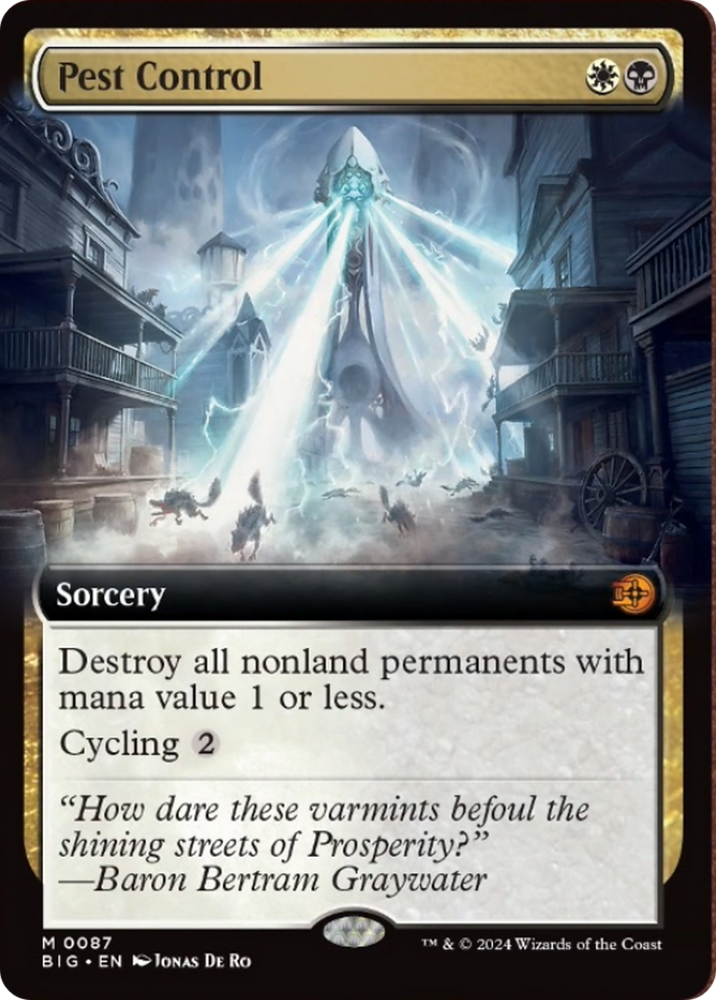Pest Control (Extended Art) [Outlaws of Thunder Junction: The Big Score] Magic: The Gathering