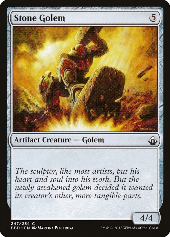 Stone Golem [Battlebond] Magic: The Gathering