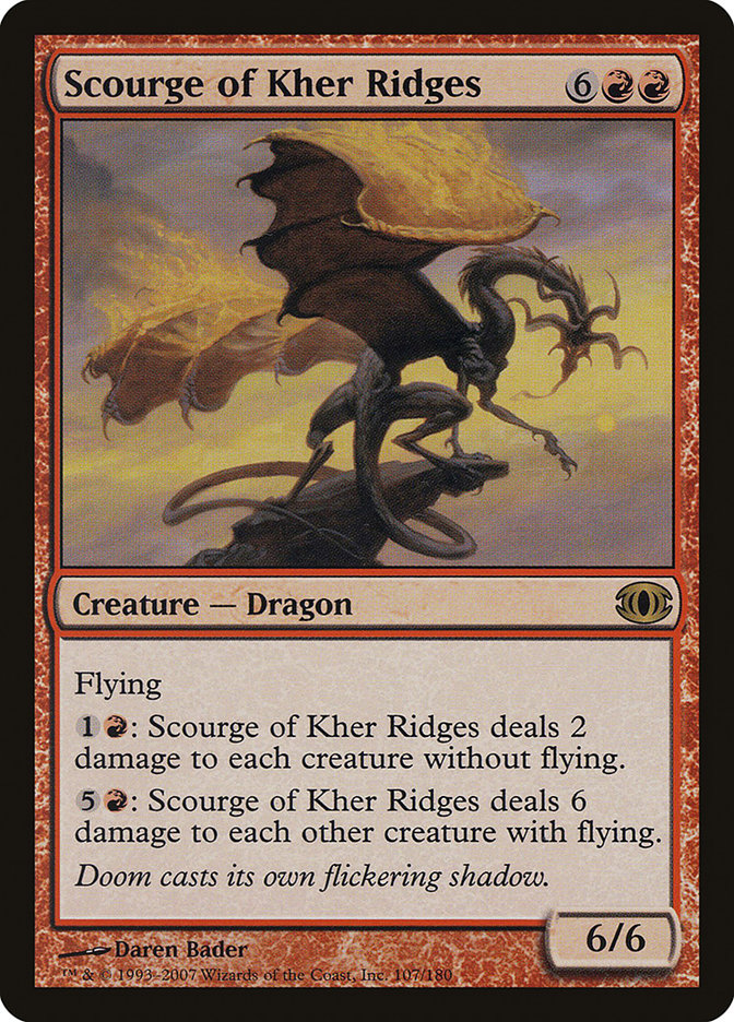 Scourge of Kher Ridges [Future Sight] Magic: The Gathering