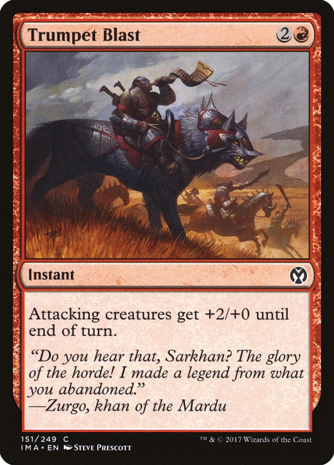 Trumpet Blast [Iconic Masters] Magic: The Gathering