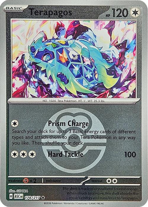 Terapagos (178/217) (Love Ball) [Mega Evolution: Ascended Heroes]