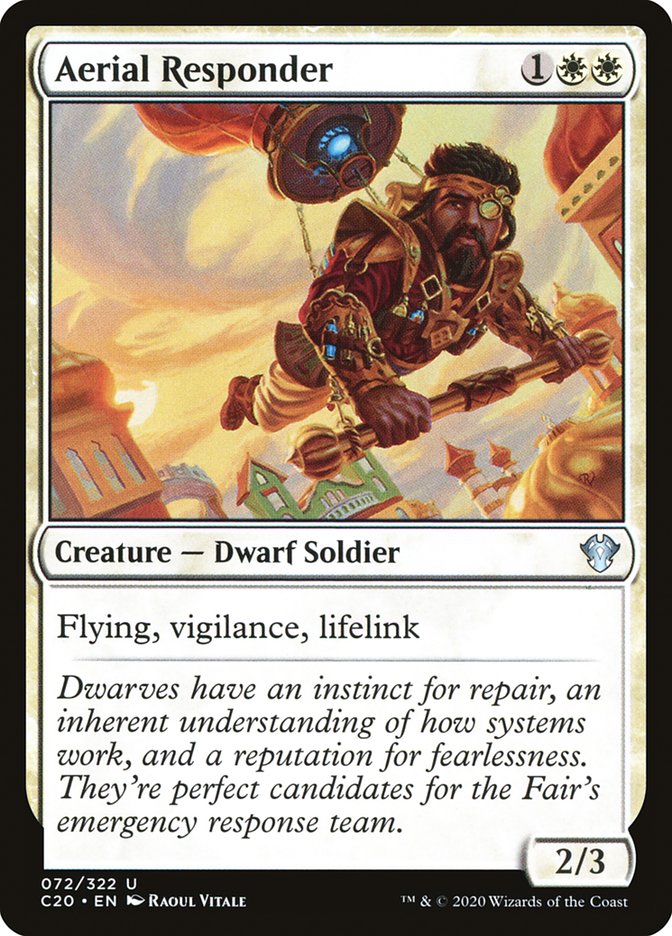 Aerial Responder [Commander 2020] Magic: The Gathering
