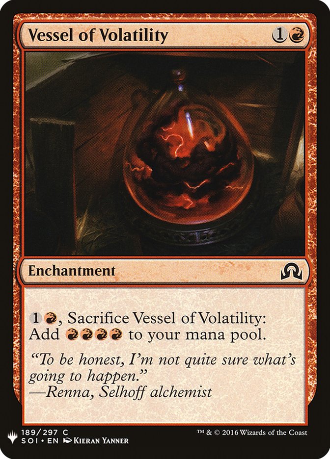 Vessel of Volatility [Mystery Booster] Magic: The Gathering