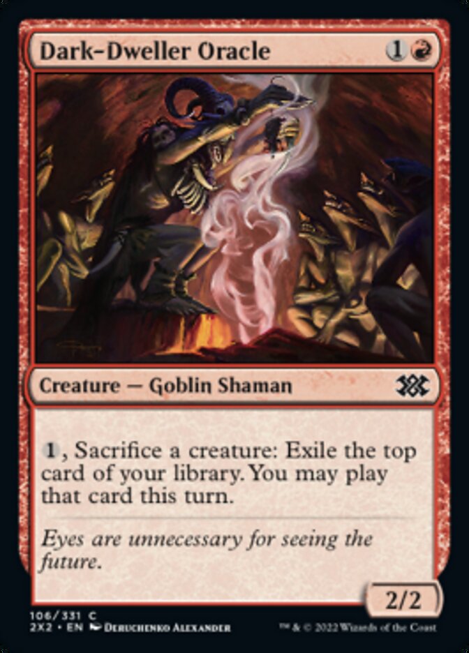 Dark-Dweller Oracle [Double Masters 2022] Magic: The Gathering