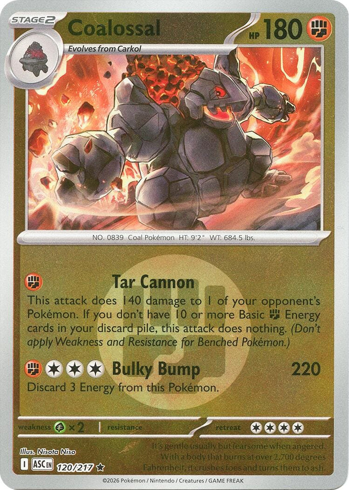 Coalossal (120/217) (Energy Symbol Pattern) [Mega Evolution: Ascended Heroes]