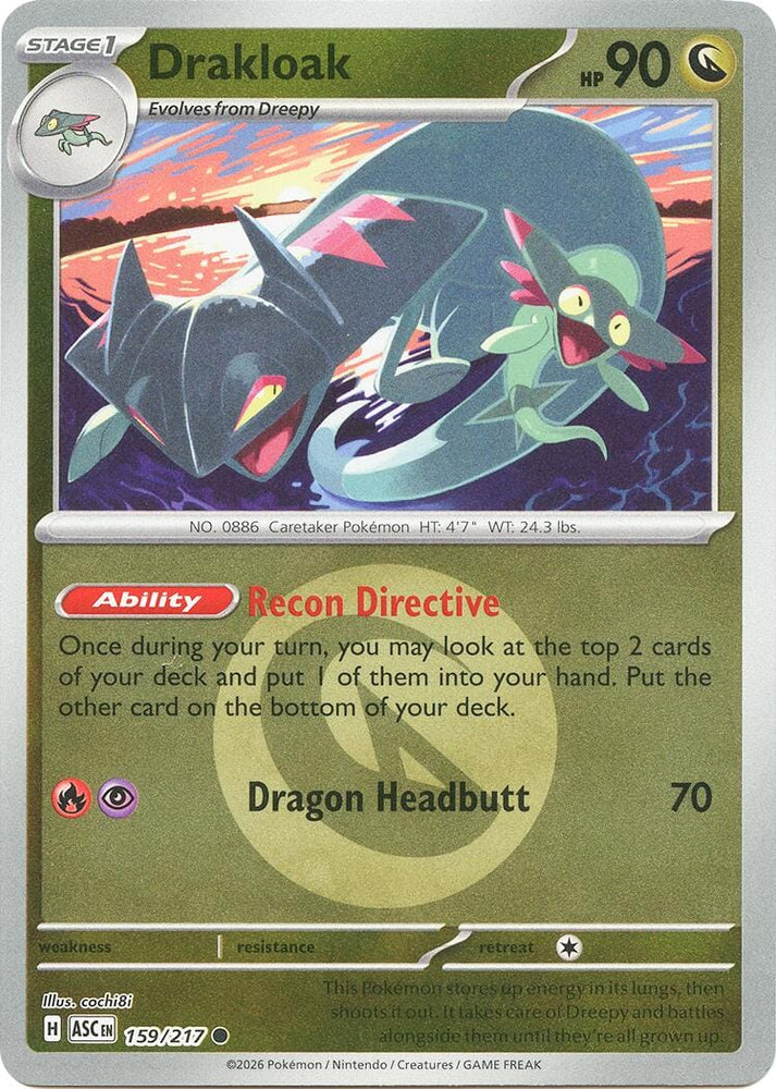 Drakloak (159/217) (Energy Symbol Pattern) [Mega Evolution: Ascended Heroes]