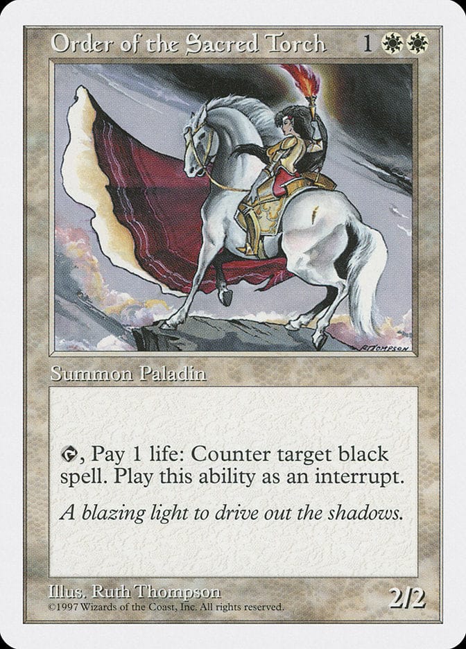 Order of the Sacred Torch [Fifth Edition] Magic: The Gathering