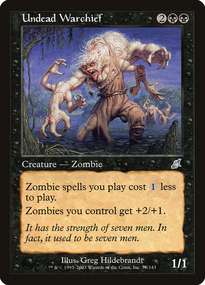 Undead Warchief [Scourge] Magic: The Gathering