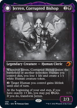 Jerren, Corrupted Bishop // Ormendahl, the Corrupted [Innistrad: Double Feature] Magic: The Gathering