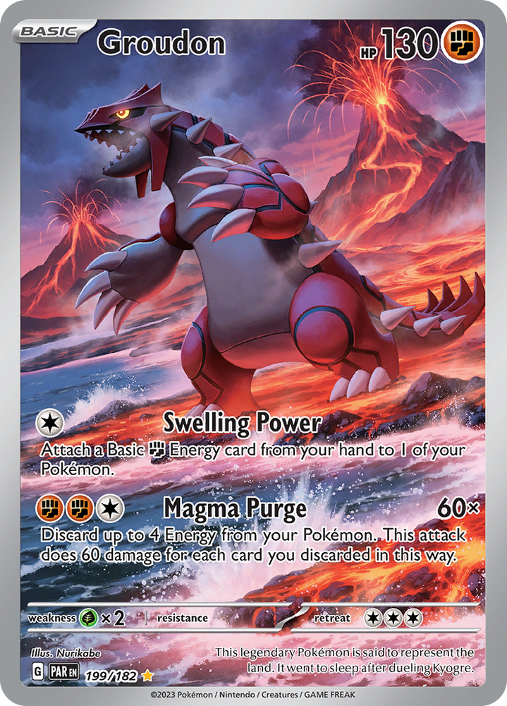 Groudon (199/182) [Scarlet & Violet: Paradox Rift] Pokémon