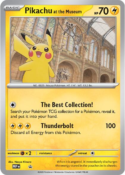 Pikachu at the Museum [Mega Evolution Promo] Pokémon