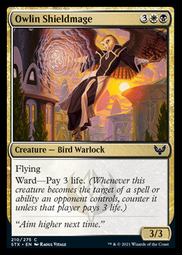 Owlin Shieldmage [Strixhaven: School of Mages] Magic: The Gathering