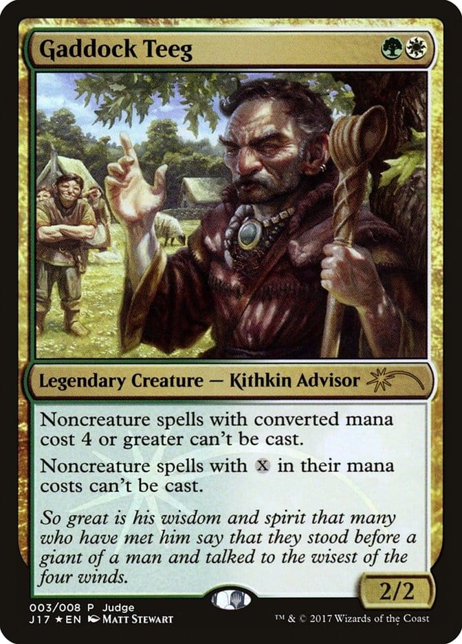 Gaddock Teeg [Judge Gift Cards 2017] Magic: The Gathering