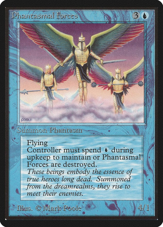 Phantasmal Forces [Beta Edition] Magic: The Gathering