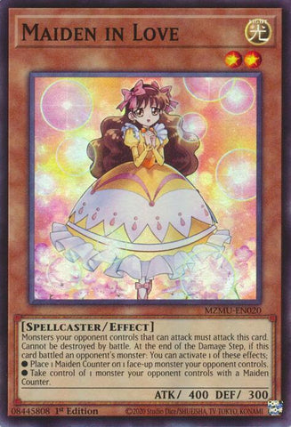 Maiden in Love [MZMU-EN020] Super Rare - Yugioh Cards For Your TCG Needs!