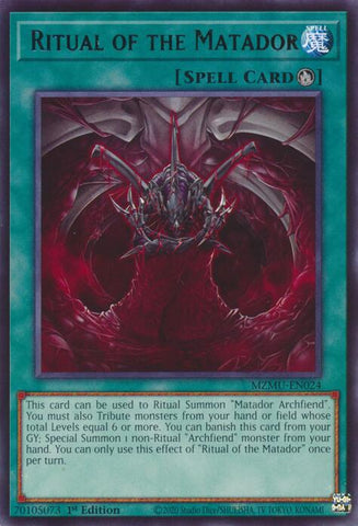 Ritual of the Matador [MZMU-EN024] Rare - Yugioh Cards For Your TCG Needs!