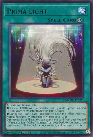 Prima Light [MZMU-EN025] Rare - Yugioh Cards For Your TCG Needs!