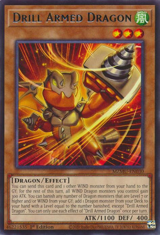 Drill Armed Dragon [MZMU-EN030] Rare - Yugioh Cards For Your TCG Needs!