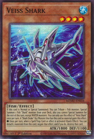 Veiss Shark [MZMU-EN034] Super Rare - Yugioh Cards For Your TCG Needs!