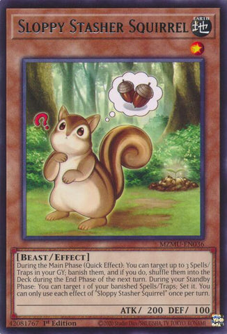 Sloppy Stasher Squirrel [MZMU-EN036] Rare - Yugioh Cards For Your TCG Needs!