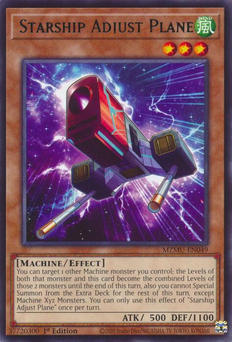 Starship Adjust Plane [MZMU-EN049] Rare - Yugioh Cards For Your TCG Needs!