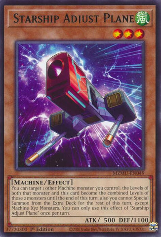 Starship Adjust Plane [MZMU-EN049] Rare - Yugioh Cards For Your TCG Needs!