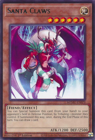 Santa Claws [MZMU-EN079] Rare - Yugioh Cards For Your TCG Needs!
