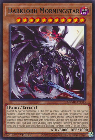 Darklord Morningstar [MZMU-EN083] Rare - Yugioh Cards For Your TCG Needs!