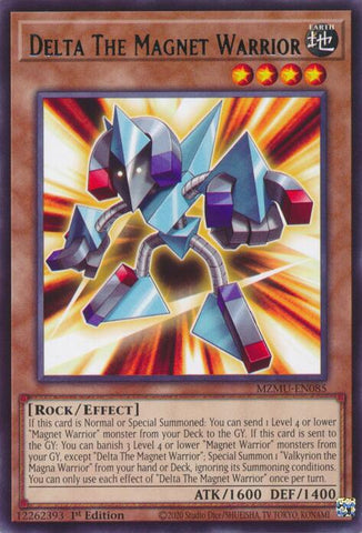 Delta The Magnet Warrior [MZMU-EN085] Rare - Yugioh Cards For Your TCG Needs!