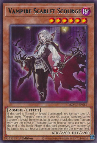 Vampire Scarlet Scourge [MZMU-EN086] Rare - Yugioh Cards For Your TCG Needs!