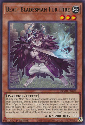 Beat, Bladesman Fur Hire [MZMU-EN087] Rare - Yugioh Cards For Your TCG Needs!