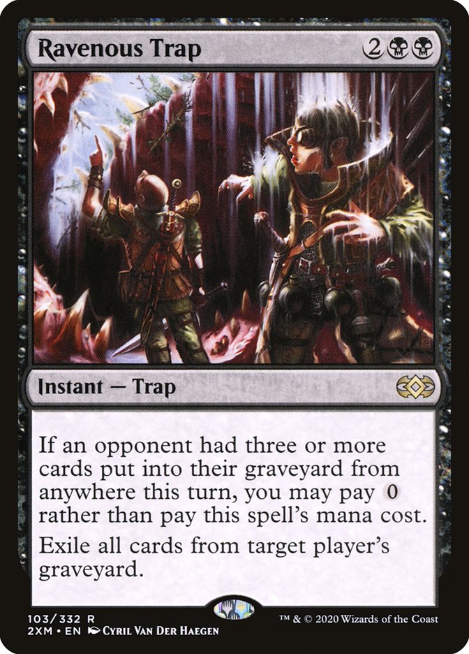 Ravenous Trap [Double Masters] Magic: The Gathering