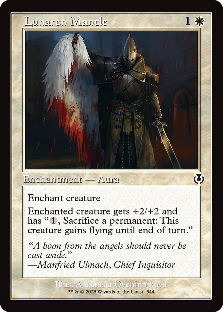 Lunarch Mantle (Retro Frame) [Innistrad Remastered] Magic: The Gathering