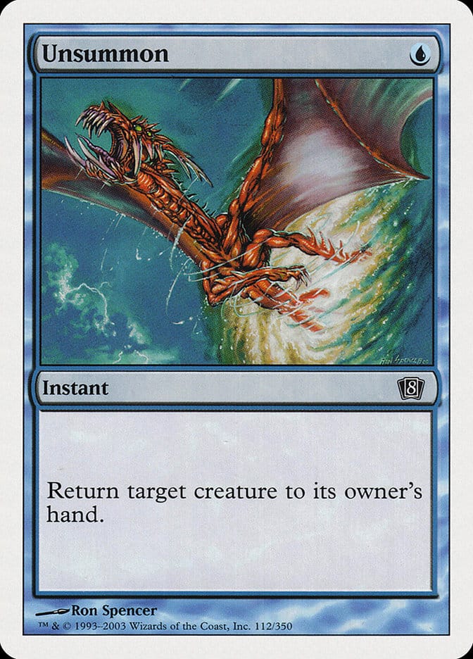 Unsummon [Eighth Edition] Magic: The Gathering