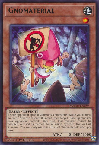 Gnomaterial [MZMU-EN089] Rare - Yugioh Cards For Your TCG Needs!