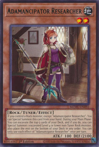 Adamancipator Researcher [MZMU-EN092] Rare - Yugioh Cards For Your TCG Needs!