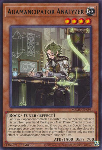 Adamancipator Analyzer [MZMU-EN093] Rare - Yugioh Cards For Your TCG Needs!